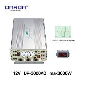 DARDA(다르다) 유사계단파 12V차량용인버터 DP-3000AQ 3000W