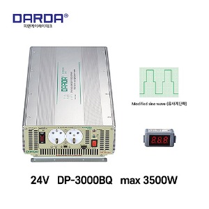 DARDA(다르다) 유사계단파 24V차량용인버터 DP-3000BQ 3500W