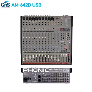 PHONIC 포닉 믹서 AM-642D USB AM440D USB 6MONO/4STEREO 믹싱콘솔 오디오믹서