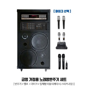 금영 KY 가정용 노래방세트 이동식일체형 KHK-300